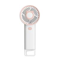 Summer Mini Handheld Fan 3 Speed Adjustable USB Rechargeable Cat Ears Cooling žalia