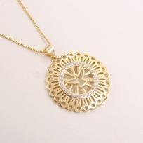 Holy Spirit Bird Women's Pendant Necklace Set with Zirconia Multi-color Decorative Necklace NF01-4