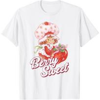 Strawberry Shortcake Vintage Berry Sweet Poster T-Shirt S įvairiaspalvis