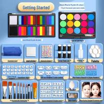 Dan Ke Lin Kids Washable Face & Body Paint Set