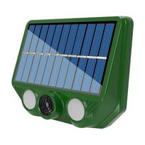 Ultragarsinis katės ir šuns atbaidytojas su raudonu ir baltu blyksinčiu šviesos indikatoriumi, vandeniui atsparus, saulės energija maitinamas gyvūnų atbaidytojas sodui/šiltnamiui/daržui One Size