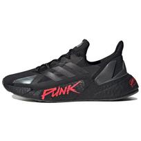 Cyberpunk 2077 x Adidas X9000l4 Fabric Breathable Low top BOOST Casual Running Shoes Unisex Black Red FZ3091 36