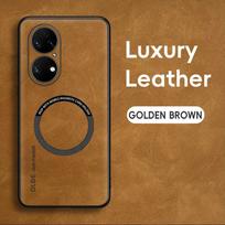 Skirta Huawei P50 P50 Pro P50 E Smulkios skylutės Avikailio Magnetinis TPU Minkštas kraštas Anti-Drop Anti-Fingerprint Telefono dėklas For Huawei P50 geltona