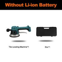 1800W 72000RPM Tiles Vibrator Suction Cup Tiling Tiles Machine Adjustable Automatic Floor Vibrator Leveling Tool 88VF For 18V Battery Blue Only machine
