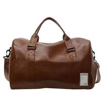 Waterproof Leather Gym Bags for Women Sports Backpack Portable Men Travel Bags Dry Wet Separation ruda