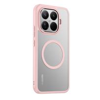 Matte Acrylic Case for Xiaomi 15T Pro Magnetic Magsafe Wireless Charging Translucent Back Cover for Xiaomi Mi15 T 15TPro Shell For xiaomi 15T gray