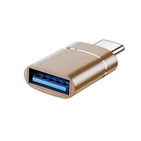 USB 3 to Type-c Phone/Tablet Data Transmission Adapter Charging Connector auksinė