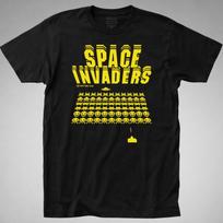 Space Invaders T-SHIRT Tatio arcade tee game gamer videogame 1978 retro classic XXL yellow