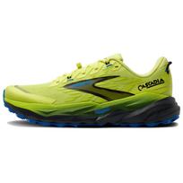Brooks Cascadia 19 Sunny Lime Blue Men Sneakers Yellow Black 110457-1D-722 42.5
