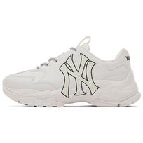 MLB Big Ball Chunky Naked Eye 3D Classic Upgraded Retro Print Height Increasing Low Top Dad Shoes Unisex sneaker Ivory 3ASHC104N-50IVS 38