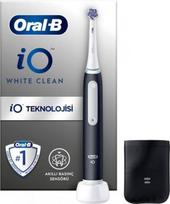 Oral-B Electric Toothbrush | iO White Clean | Rechargeable | For adults | Number of brush heads included 1 | Number of teeth brushing modes 2 | Black/White IO WHITE CLEAN | 8700216117753