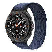Nailoniniai dirželiai Samsung Galaxy Watch 8/8 Classic 40 44mm 46mm išmaniesiems laikrodžiams, sportinė kilpinė apyrankė Galaxy Watch 8 apyrankei Galaxy 8 40mm 44mm black