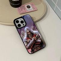 Assassin S Creed Phone Case for Iphone 17 16 15 14 Air 13 12 11 Pro Max Mini Plus Fundas Shell PC+TPU Cover iPhone 15 gray