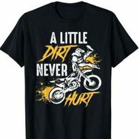 Cool Unisex Dirt Bike Gift Motocross T-Shirt Short Sleeve Tee S įvairiaspalvis