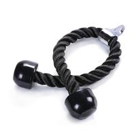 Multi-color Gym Pull Down Rope 70/90cm Tricep Rope Cable  Fitness Workout 70cm juoda