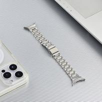 Stainless Steel Watch Band for Google Pixel Watch 4 3 2 1 41mm Strap Solid Metal Wristband Belt Replacement Bracelet Pixel Watch 4/3/2/1 41mm rožinio aukso spalvos