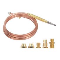 60/90/120/150cm M6 termoporos keitimo dujų adapterio linija dujinės viryklės zondo sriegis šildymo įrangai 600mm beige