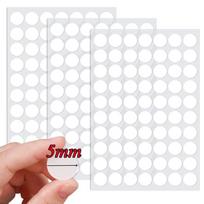 Double 50Pcs Sided Adhesive Tape Dots Refillable Transparent Round No Traces Strong Waterproof Sticker Household Office Supplies white