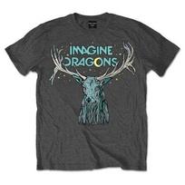 Imagine Dragons Unisex T-Shirt Elk in Stars M gray