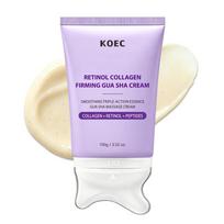KOEC Retinolis Kolagenas Kaklo Priežiūra GuaSha Kremas, Nuo Raukšlių, Stangrinantis, Drėkinantis, Atjauninantis, 1.76oz 100g