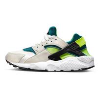 Nike Air Huarache Run White Volt Bright Spruce GS 654275-045 37.5