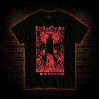 Hell Is Empty  T-Shirt | Shakespeare Quote Gothic Dark Art Tee Unisex Tee 2XL