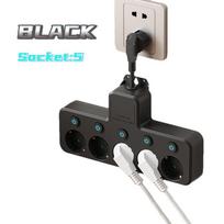 European Plug Power Strip with 5 AC Outlets & Individual Switches – Optional USB/Type-C Ports Socket * 5 juoda
