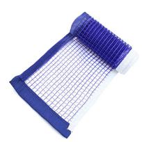Table Tennis Net 180x15cm Replacement Ping Pong Net High Visibility Professional Ping Pong Net for Training and Games mėlyna