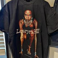 Vtg Style Lauryn Hill Rap Short Sleeve Black Color Classic Shirt KV34181 Unisex T-Shirt S įvairiaspalvis