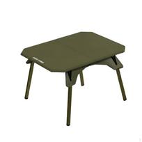 Adjustable Height Camping Table Foldable Folding Lightweight Outdoor Furniture for tamsiai žalia spalva