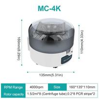 4000rpm 7000rpm For 0.2/1.5/2ml Centrifuge Tube Mini Centrifuge Machine Pcr Plasma Centrifuge Lab Microcentrifuge US Plug