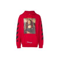 OFF WHITE Mona Lisa Temperature Hoodie OMBB029S180030122010 XXS gray