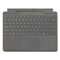 Microsoft Surface Pro Keyboard DE Platinum with Pen Storage with Copilot Button without Pen