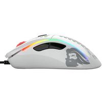 Glorious Model D Gaming-mouse - white, glossy + Grip Tape - black