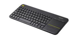 WIRELESS TOUCH KEYBOARD - K400 PLUS BLACK HU VERSION