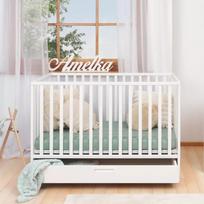 Kūdikio lovytė 120×60 su stalčiumi LUX