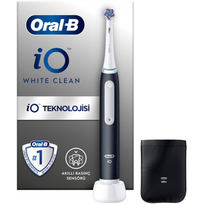 Oral-B Electric Toothbrush | iO White Clean | Rechargeable | For adults | Number of brush heads included 1 | Number of teeth brushing modes 2 | Black/White