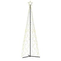 vidaXL Kalėdinė eglutė, šiltai balta, 500 LED, 100x300 cm