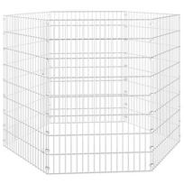 vidaXL Aptvaras gyvūnams, 6 segmentai, 54x80cm, galvanizuota geležis