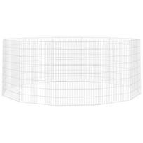 vidaXL Aptvaras gyvūnams, 12 segmentų, 54x80cm, galvanizuota geležis