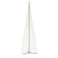 vidaXL Kalėdinė eglutė su kankorėžiu, šiltai balta, 3000 LED, 230x800 cm