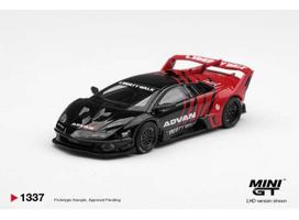 PRE-ORD3R MINI GT Modeliukas 1/64 2026 Lamborghini Murcielago LB-Super Silhouette GT EVO Advan, black/red