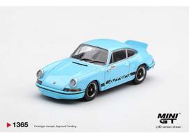 PRE-ORD3R MINI GT Modeliukas 1/64 1973 Porsche 911 (911) Carrera RS 2.7, gulf blue