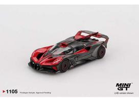 PRE-ORD3R MINI GT Modeliukas 1/64 2026 Bugatti Bolide, red ultimate