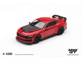 PRE-ORD3R MINI GT Modeliukas 1/64 2025 Ford Mustang Dark Horse, race red