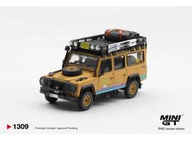 PRE-ORD3R MINI GT Modeliukas 1/64 1998 Land Rover Defender 110 *Camel Trophy* Team USA Tierra Del Fuego CT10