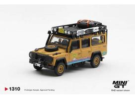 PRE-ORD3R MINI GT Modeliukas 1/64 1998 Land Rover Defender 110 *Camel Trophy* Team Romania Tierra Del Fuego CT36