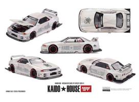 PRE-ORD3R MINI GT Kaido House Modeliukas 1/64 1989 Nissan Skyline GTR (R32) SERI V1, white