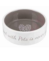 Trixie Pet's Home keraminis dubenėlis, rudas, 800 ml