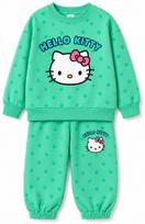 Komplektas mergaitei su džemperiu ir kelnėmis „Hello Kitty”, mėtų žalia